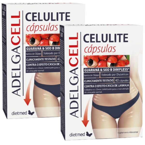 AdelgaCell Celulite (Pack 2X 40 cáps - 40 Dias) Dietmed Dietmed