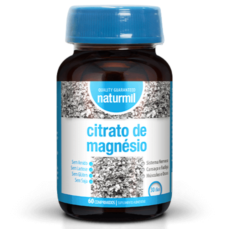 Citrato de Magnésio 60 Comprimidos Naturmil Naturmil
