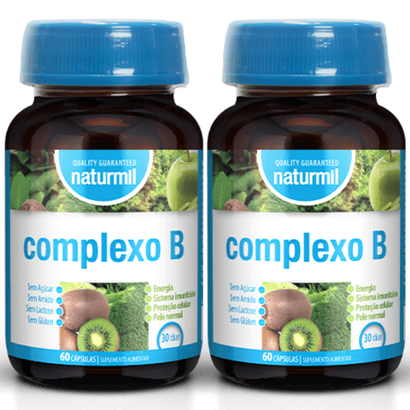 Complexo B (Pack 2X 60 cáps - 60 Dias) Naturmil Naturmil