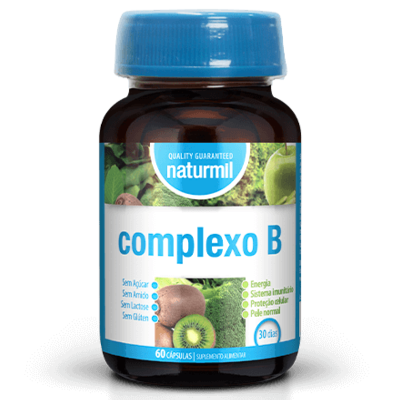 Complexo B 60 Cápsulas Naturmil (30 Dias) Naturmil