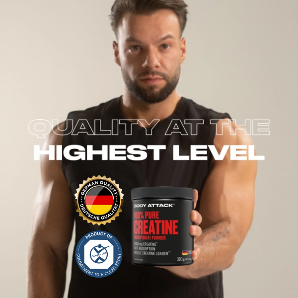 100% Pure Creatine Monohidrate 300g Body Attack Scitec Nutrition