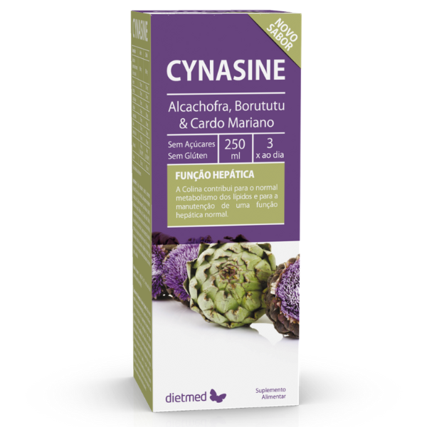 Cynasine 250ml (Alcachofra + Borututu + Cardo Mariano) Função Hepática, Dietmed Dietmed