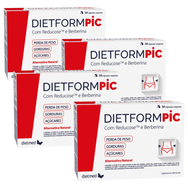 Dietform PIC (Pack 4X 30 cáps - 60 Dias) Dietmed Dietmed