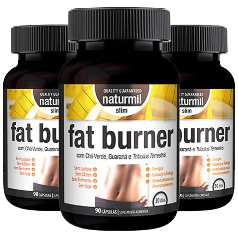 Fat Burner Slim (Pack 3X 90 Cáps - 90 Dias) Naturmil Naturmil