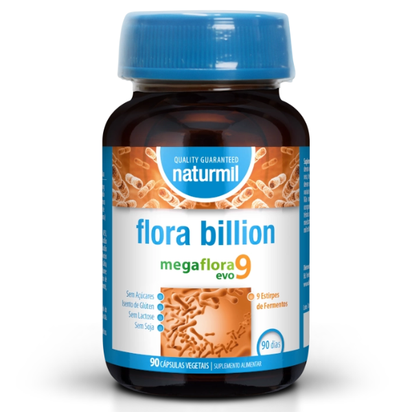 Flora Billion megaflora 9 evo, 90 cáps, Naturmil Naturmil