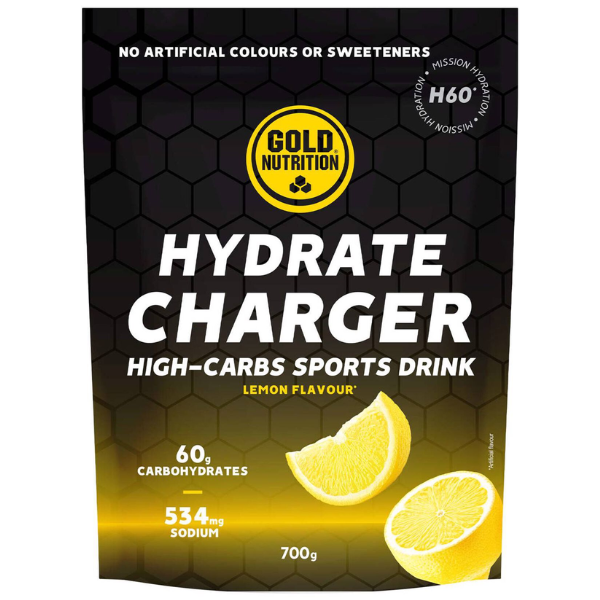 Hydrate Charger H60 Limão 700g, Gold Nutrition Gold Nutrition