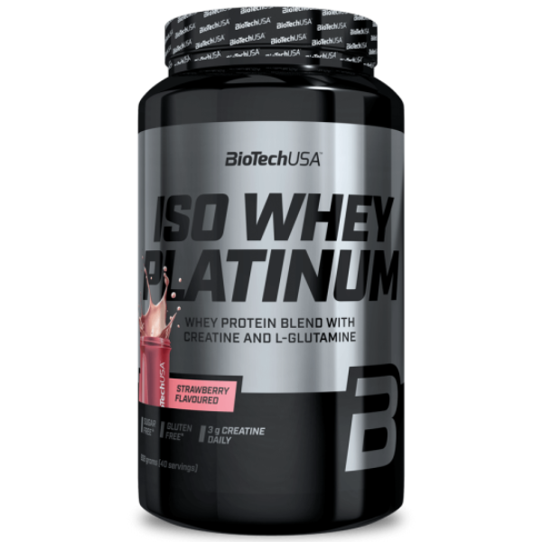 Iso Whey Platinum 908g Morango, Biotech USA Biotech USA