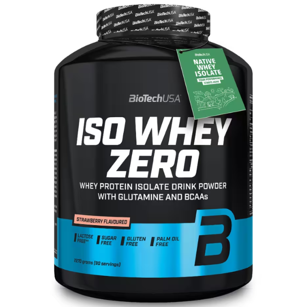 Iso Whey Zero 1816g Morango, Biotech USA