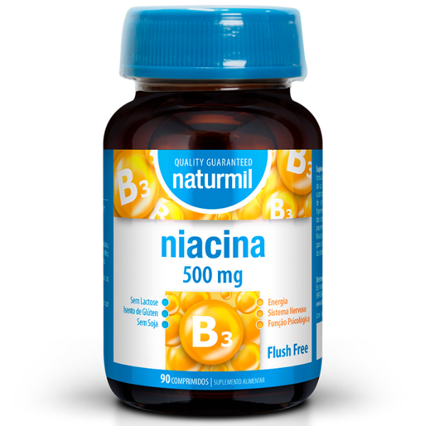 Niacina 500mg, 90 cáps, Naturmil Naturmil