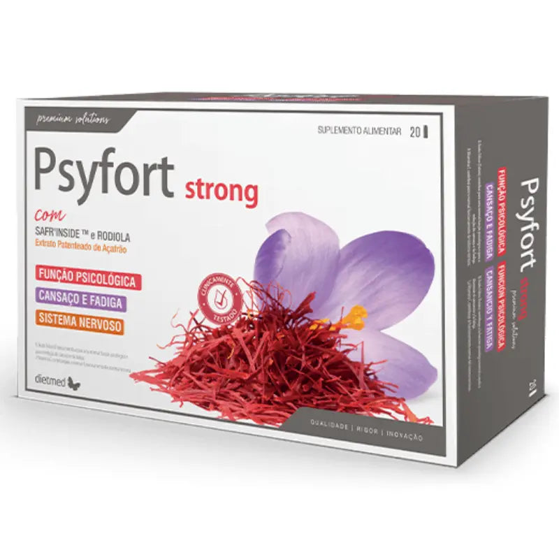 Psyfort Strong - Saúde Mental - 20 ampolas Dietmed