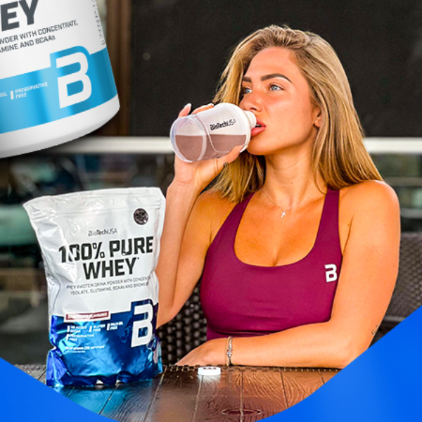 100% Pure Whey 1kg Baunilha, Biotech USA Biotech USA