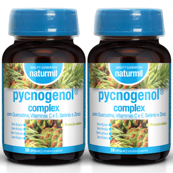 Pycnogenol Complex (2X 30 cáps - 30 Dias) - Naturmil Naturmil