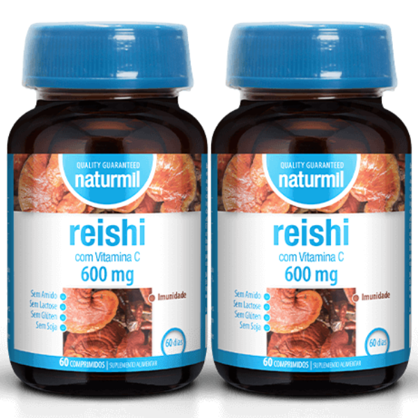 Reishi 600mg (Pack 2X 60 Comprimidos) Naturmil Naturmil