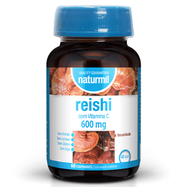 Reishi 600mg, 60 Comprimidos, Naturmil Naturmil