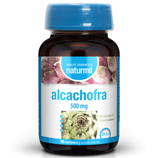 Alcachofra 500mg, 90 comp, Naturmil Naturmil