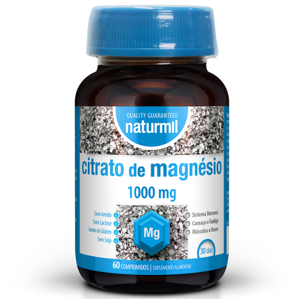Citrato de Magnésio 60 Comprimidos Naturmil Naturmil