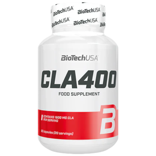 CLA 400 (Óleo de Cártamo) 80 cápsulas (20 dias) Biotech USA Biotech USA