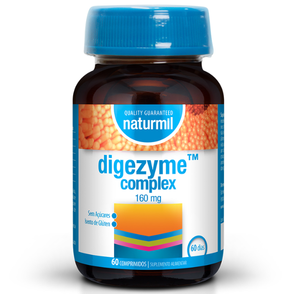 Digezyme Complex 160mg, 60 comprimidos, Naturmil Naturmil
