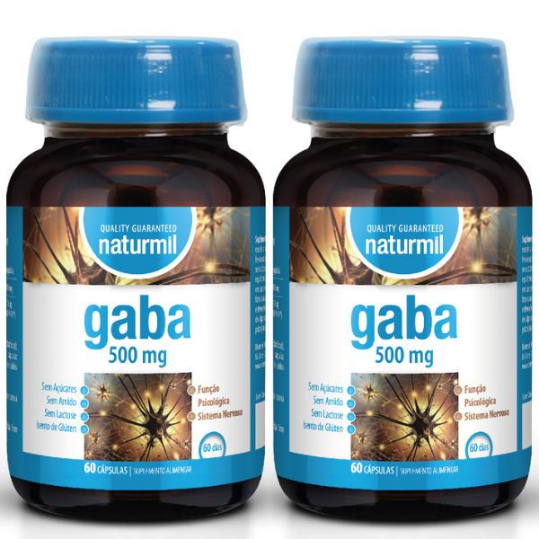 Gaba 500mg (Pack 2X 60 cápsulas) Naturmil Naturmil
