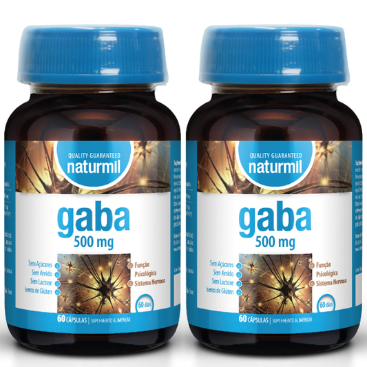 Gaba 500mg (Pack 2X 60 cápsulas) Naturmil Naturmil