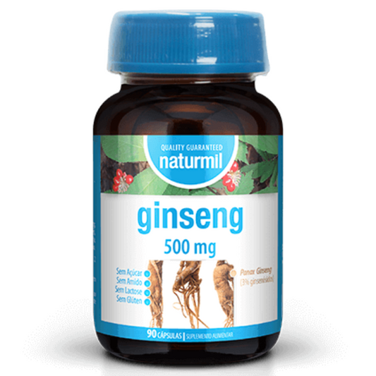 Ginseng 500mg, 90 Cápsulas Naturmil Naturmil