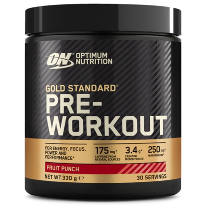 Gold Standard Pre-Workout Fruit Punch 330g, Optimum Nutrition Optimum Nutrition