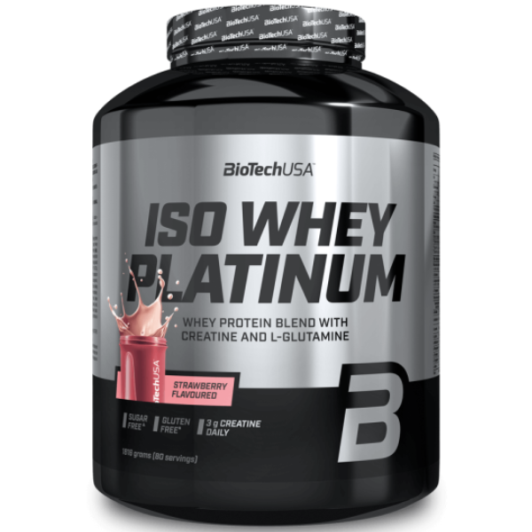 Iso Whey Platinum 1816g Morango, Biotech USA Biotech USA