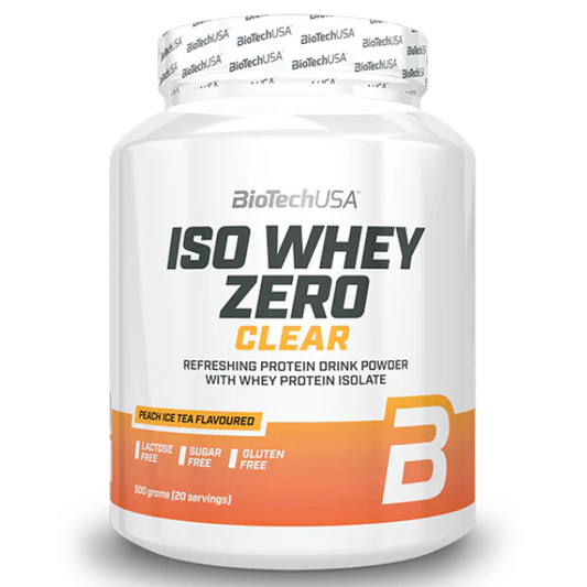 Iso Whey Zero Clear 500g Ice Tea Pêssego, Biotech USA Biotech USA