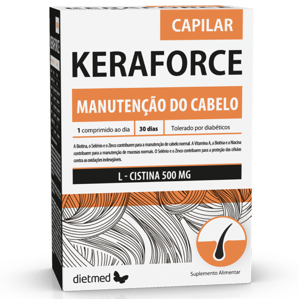Keraforce Capilar, 30 comprimidos (30 dias) Dietmed Dietmed