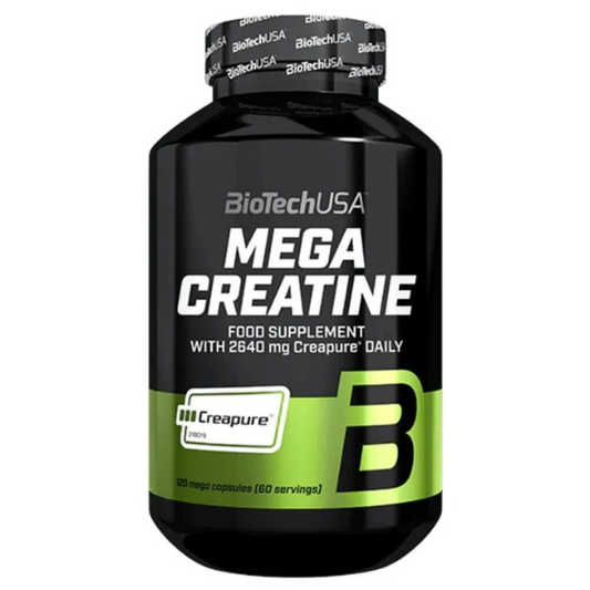 Mega Creatine Creapure® 120 cáps, Biotech USA Biotech USA
