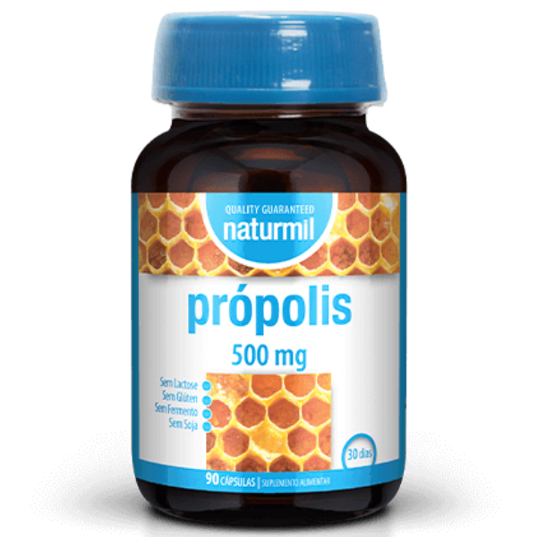 Própolis 500mg, 90 cápsulas, Naturmil Naturmil