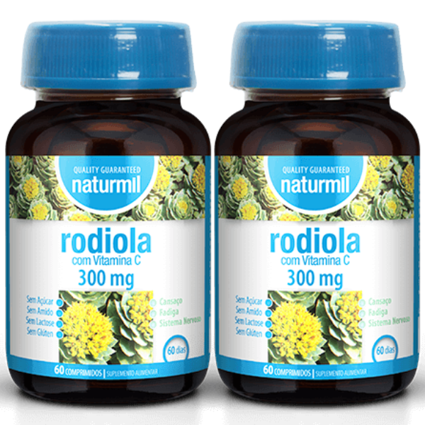 Rodiola 300mg (Pack 2X 60 comprimidos) Naturmil Naturmil