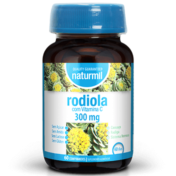 Rodiola 300mg, 60 comprimidos, Naturmil Naturmil