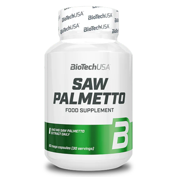 Saw Palmetto 710mg, 60 cápsulas (30 doses) Biotech USA Biotech USA