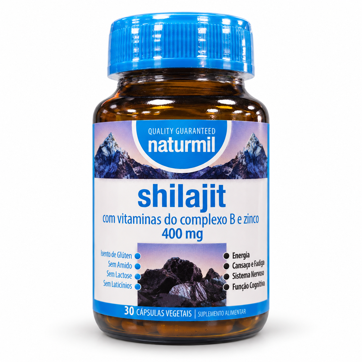 Shilajit 400mg, 30 cápsulas (30 dias) Naturmil Naturmil