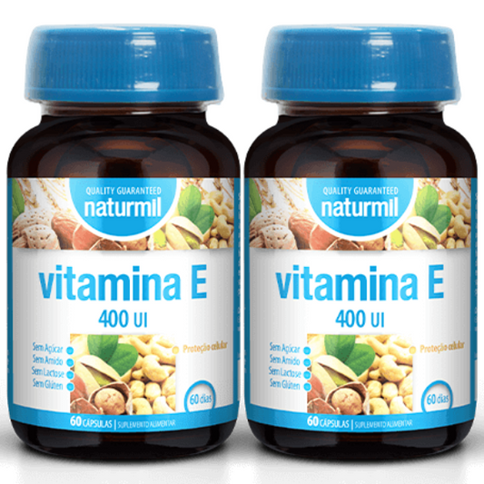 Vitamina E 400 UI (Pack 2X 60 Cáps - 120 Dias) Naturmil Naturmil