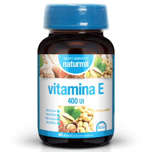 Vitamina E 400 UI, 60 Cápsulas, Naturmil Naturmil