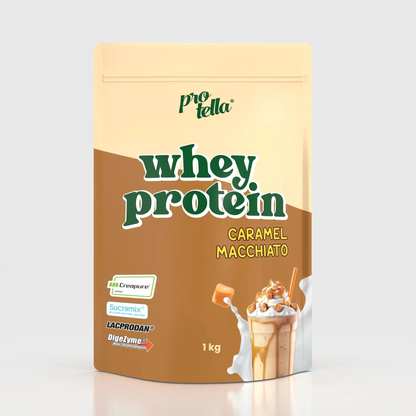 Whey Protein Caramel Macchiato 1kg com Creapure® Protella Protella