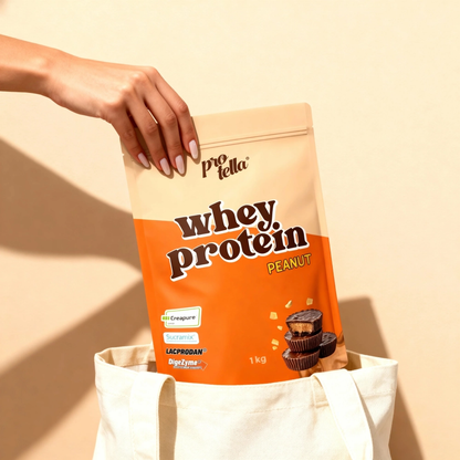 Whey Protein Peanut 1kg com Creapure® Protella Protella
