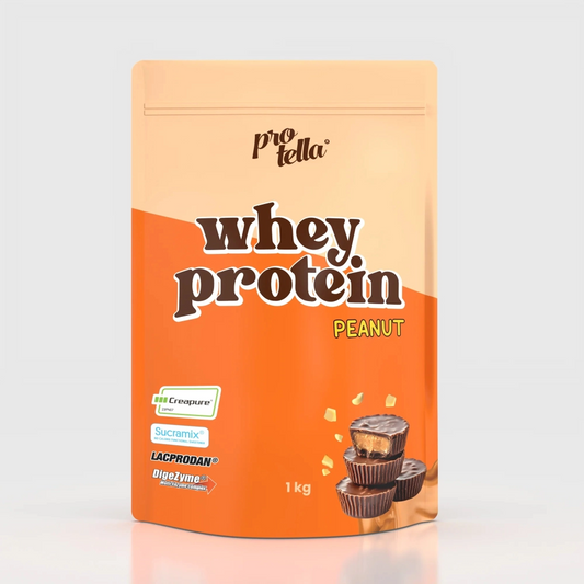 Whey Protein Peanut 1kg com Creapure® Protella Protella